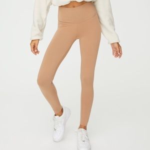 TNA honey beige leggings